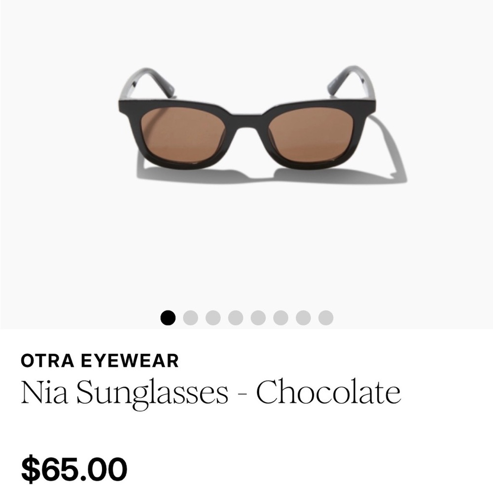 OTRA Eyewear Nia Sunglasses - Chocolate Frame with Brown Lenses